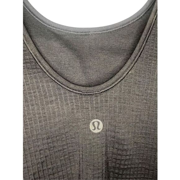 Lululemon Women’s 4 Ebb to Street Bodysuit Black Ribbed Shelf Bra NEW - Picture 4 of 5